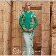 JannahNoe El Tisya Kurung Blue Turquoise Size XS to XXS Preloved