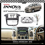 Toyota Innova 2007 - 2015 12.3" BBA Casing Android Installation Dash Kit Player With Socket Accessor
