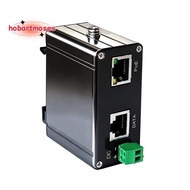 Industrial Grade 30W 2.5G PoE Injector 0.6A 44-57V DC Input/Output Straight-Through Passive PoE Powe