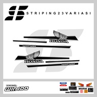 HITAM Striping HONDA WIN BASIC BLACK VARIATION 01