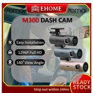 70mai M300 Car Recorder Dash Cam 1296P 140 FOV WDR App Control Parking Mode