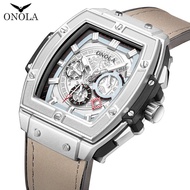 in stock 【ONOLA official】 ONOLA Fashion Sports Multifunctional Men's Belt Watch