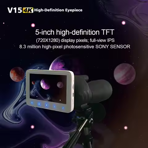 4K UHD Monoculars Binoculars Eyepiece Camera 5X Digital Zoom Astronomical Telescope Eyepiece Recorde