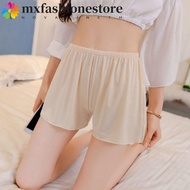 MXFASHIONE Ladies Pajama Shorts, Underwear Comfortable Silk Sleeping Shorts, Safety Pants Comfort Br