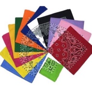 Cotton Scarf Handkerchief Handkerchief Man Handkerchief Woman Pocket Square 12 pcs