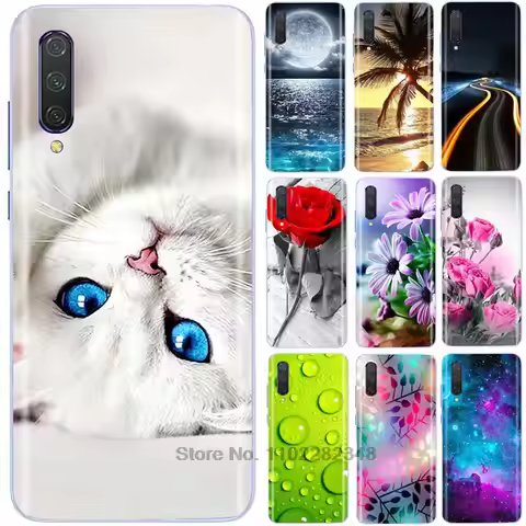 For Xiaomi Mi 9 Lite Case Mi 9 Soft Tpu Silicone Back Cover For Xiaomi Mi 9 SE Mi9 9SE Mi9lite Shock