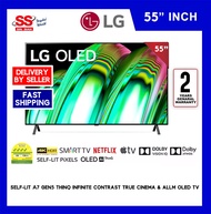 【 NEW STOCK 】LG 55" 4K UHD Smart SELF-LIT OLED TV OLED55A2PSA with AI ThinQ ® OLED55A1PTA  | OLED55A2PSA