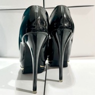 YKshoes 1707 heels 13cm peep toes opentoe black heels stiletto heels