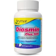 Arymar Diosmin Plus 500 mg – Circulatory Support Supplement with Micronized Diosmin, Hesperidin & B‑