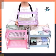 JS Kitchen Needs Multi-Tier Cosmetic Rack Multipurpose Table Rack/ 2-Tier macaron Rack