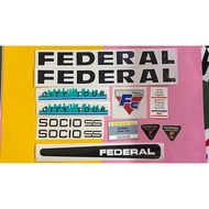 Federal City Tour Socio ss Bicycle Stickers