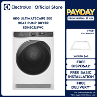 Electrolux EDH803J5WC 8kg UltimateCare 500 Heat Pump Dryer with 2 Years Warranty