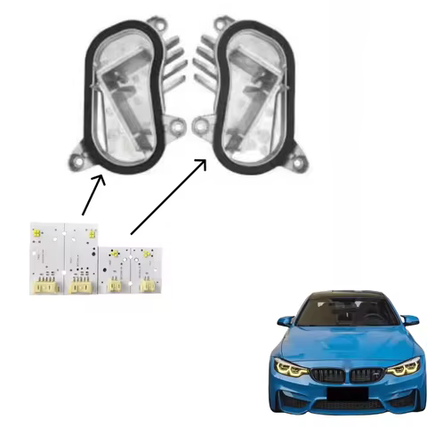 Lemon Yellow DRL Module For BMW M3 M4 F80 F82 F36 LCI M3 430i 440i 2018 2019 2020 Angel Eyes LED Day