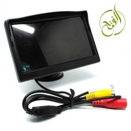 AXANSHOP Rear View Monitor Car Parking TFT LCD 5 Inch Mini TV Small TV Car TV (Fattah)