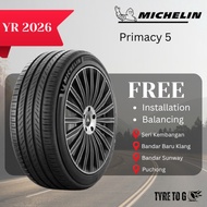 YEAR 2026 - Michelin Primacy 5 (235/50 R18) (235/50R18) (235 50 18) | FREE INSTALLATION | FREE BALAN