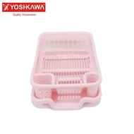 Yoshikawa Dish Rack PASTIK Dish Rack With Drainer Tray RP-08