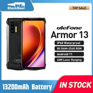 Ulefone Power Armor 13 Smartphone Android 11 8G 256G Cellphone 13200mAh Mobile Phone IP68 Waterproof