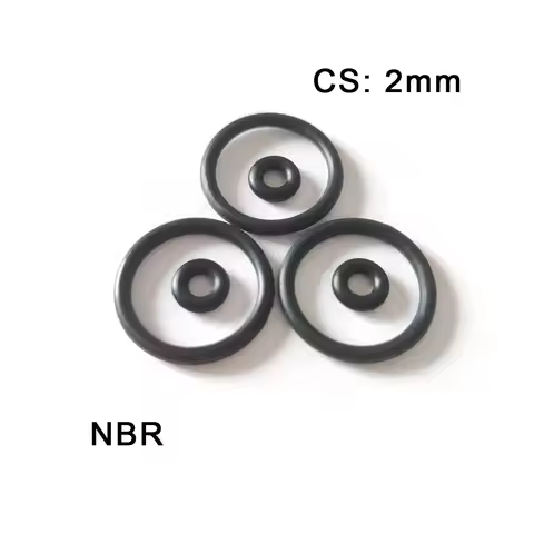 Thickness CS 2mm NBR O-Ring Rubber Seal Gasket Outer Diameter OD 5mm~170mm Nitrile Butadiene Rubber 