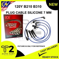 T2 PLUG CABLE NISSAN 120Y B210 B310 7 MM SILICONE 1 SET