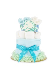 ของขวัญเด็กแรกเกิด Diaper Cake S สีฟ้า - Nappi Baby