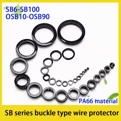 PA66 Plastic Buckle Type Wire Protection Sleeve SB Nylon Furniture Hole Decoration Plug Machine Cabi