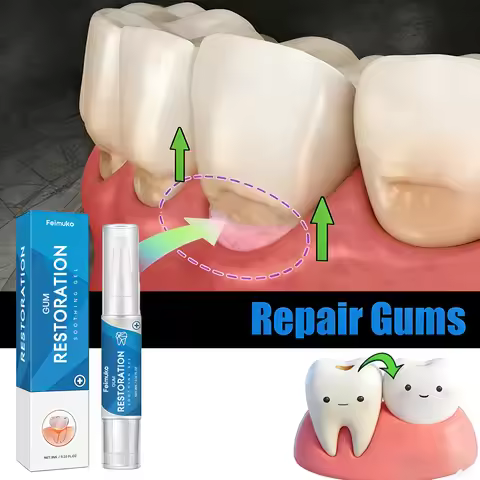 Damaged Gum Repair Care Gel Gum Pain Sensitivity Relief,Deep Cleaning Teeth Stain Tartar Remover,Ant