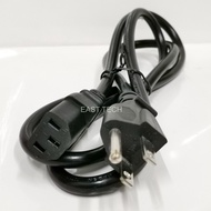 3 PIN POWER CABLE CORD (TYPE B PLUG) (PC Power Cord/Computer Power Cord/AC Power Cable)