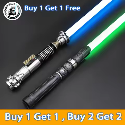 【Buy 1 Get 1 Free】Luke EP6 EP7 EP9 V2 ROTJ RGB Heavy Dueling Lightsaber SNV4 Proffie2.2 Gesture Igni