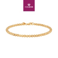 HABIB Oro Italia 916 Yellow Gold Bracelet GW47750923(03Y)