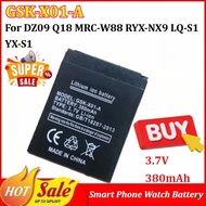 2-4Pcs New GSK-X01-A 3.7V 380mAh Smart Phone Watch Battery for DZ09 Q18 MRC-W88 RYX-NX9 LQ-S1 YX-S1 