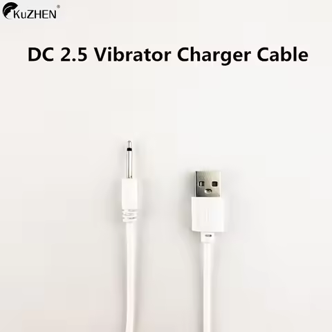USB DC 2.5 Vibrator Charger Cable Cord for Rechargeable Adult Toys Vibrators Massagers Accessories U
