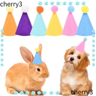 CHERRY Mini Party Hats, Colorful Lightweight Cone Hats,  6pcs Set Party Hats Birthday