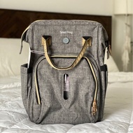 Smart Frog Ozone Sterilizer Mummy Bag,Waterproof Diaper Bag, Multi-Function Baby Nappy Bag