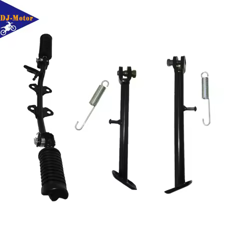 DJ-Motor Foot Pegs Bracket Side Stand For 8"/ 10'' Wheel For Z50 Z50A Z50J Z50R Mini Trail Monkey Bi