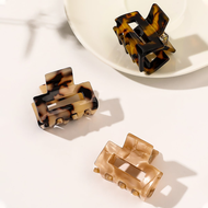 3/6 Gói Rùa Vuốt Tóc Kẹp Hình Chữ Nhật 1.34 Inch Thời Trang Nhỏ Barrettes Dành Cho Nữ Phụ Kiện Tóc