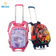 MrVui BLK837 ba lô kéo học sinh siêu nhẹ dành cho bé lớp 1-3 (balo hoc sinh di hoc cap 1) BH 2 năm