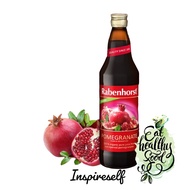 Rabenhorst 100% Organic Pomegranate Juice 330ml fruit drink Germany