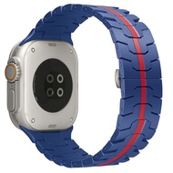 Thép không gỉ sang trọng For Apple Watch Ultra 2 49MM Dây đeo kim loại For Apple Watch Series 9 45MM