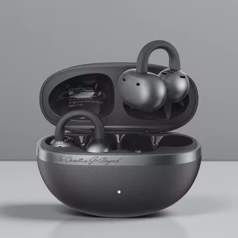 QCY Crossky C50 Open Ear Wireless Earbuds Bluetooth 6.0 Comfort Clip On Sports Earphone 4 Mic AI Cle