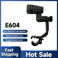 E604 Tom Snare Evolution Series Cardioid Instrument Wired Drum Microphone e 604 With Clip Arm Mount 