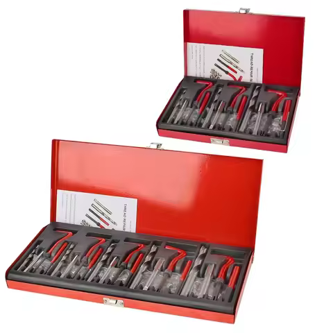 88/131pcs Thread Set M5 M6 M8 M10 M12 Screwdriver Screw Bolt Driver Engine Block Restoring Car Repai