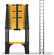 SINMEIRUN 16.5 FT Telescoping Ladder with 11.8" Step Spacing, ANSI Certified, Type I Heavy Duty, 330