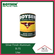 ⊕ § ✰ BOYSEN Silver Finish Aluminum Paint B-75 Liter