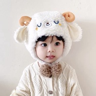 (3-8th) MINICUTE - Children's WINTER Hat 31 Sheep2 Thick