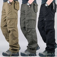 MENS SIX POKET CARGO CUTTING STRAIGHT CUT (28-40) SELUAR KIRJAH WANITA PANJANG 6 POKET Cargo UNISEX