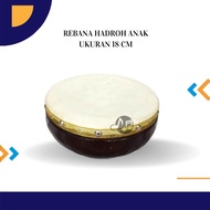 rebana qasidah / rebana hadroh ukuran 18 cm / rebana khosidah/ rebana laqsi/ rebana ibu ibu / alat rebana/ kotek rebana