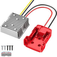 18V to 12V Step Down Converter for Milwaukee M18 Power Wheels Battery Adapter DC 12V 20A 240W Buck C