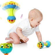 Baby Newborn Rattle Toy Baby-bed Mobile Bed Bell Develop Inligence Plastic Hand Bell Baby Rattle Mobiles Educational Toys(Random Color)
