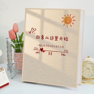 Couple Ticket Album 情侣车票收纳本 Movie Flight Travel Memories Scrapbook Love Journey Souvenir Ticket Keep