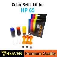 NEUROX Ink Refill Kit 30ML (Colour) HP 65CL for Printer HP 2622